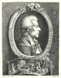 Friedrich Schiller, poeta, dramaturgo e filósofo alemão (gravura) de Friedrich Kirschner