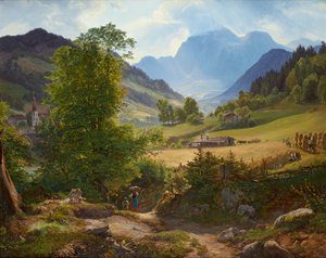 O Ramsau perto de Berchtesgaden
