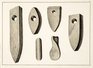 Armas de pedra, placa de A History of the Development and Customs of Chivalry, do Dr. Franz Kottenkamp, publicado por Carl Hoffmann, 1842 de Friedrich Martin von Reibisch
