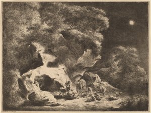 Um assalto noturno de Friedrich Müller