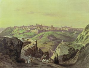 Vista de Jerusalém de Friedrich Perlberg