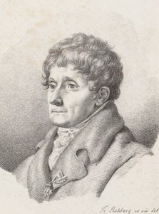 Retrato do compositor Antonio Salieri 1750-1825, 1821. de Friedrich Rehberg