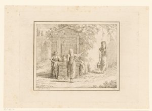 Mulheres num poço
Cenas da vida quotidiana em Itália (título da série)
Figura prese dal vero (título da série sobre o objecto) de Friedrich Rehberg