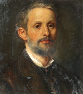 auto-retrato de Friedrich Staudinger