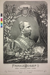 Imperador da Áustria Franz Joseph I de Friedrich Wilhelm Bader