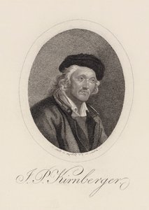 Retrato do compositor Johann Philipp Kirnberger 1721-1783.