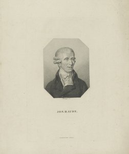 Retrato do compositor Joseph Haydn 1732-1809, 1818.
