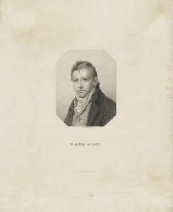 Retrato do romancista e poeta histórico Sir Walter Scott 1771-1832, ca 1825.