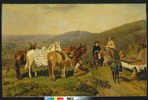 Nas colinas de Malvern, 1858