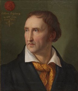 Retrato de Johann Gottfried Schadow 1764-1850, 1819.