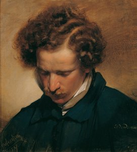 O pintor Eduard Bendemann de Friedrich von Amerling