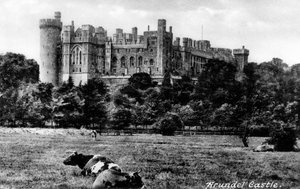 Castelo de Arundel, Sussex Ocidental, início do século XX.