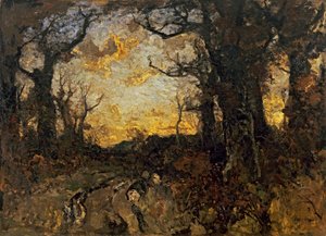 Noite na floresta de Fritz Baer