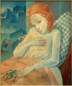 Menina doente de Fritz Burmann