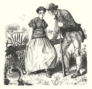 Primrose Time e Snow Time (gravura) de Fritz Eltze