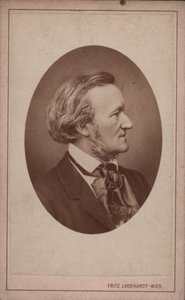 Retrato do compositor Richard Wagner 1813-1883, c. 1875.