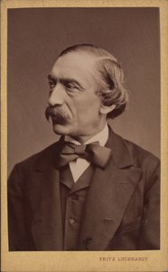 Retrato do compositor Carl Evers 1819-1875, antes de 1875.