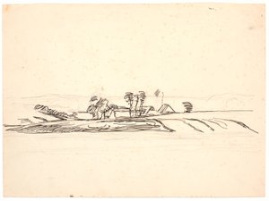Paisagem com uma fazenda de Fritz Syberg