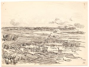 Paisagem coberta de musgo de Fritz Syberg
