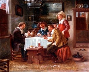 Uma festa de convívio de Fritz Wagner