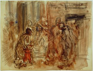 Adoração dos Magos de Fritz von Uhde