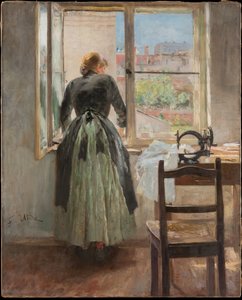 Junto à janela de Fritz von Uhde