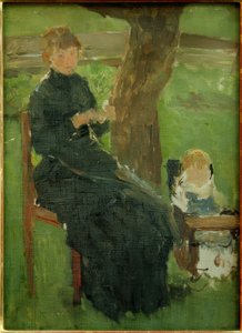 Mãe e filho de Fritz von Uhde