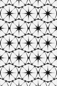 Padrão de estrelas Shibori de Fun Qui