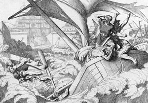A destruição da frota russa em Constantinopla, antes de 1839