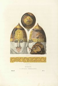 Capacete do Grande Príncipe Yaroslav II Vsevolodovich, década de 1840