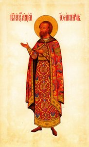 Santo-príncipe Andrey Bogolyubsky, 1887 de Fyodor Grigoryevich Solntsev