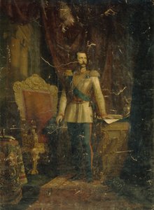 Retrato do imperador Alexandre II 1818-1881, 1862 de Fyodor Martynovich Reichert
