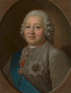 Retrato do General Conde Nikita Ivanovich Panin 1718-1783, década de 1770. de Fyodor Stepanovich Rokotov
