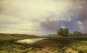 Russo: "Wet Meadow" Wet Meadow de Fyodor Vasilyev