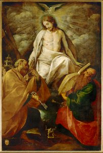Cristo aparece aos santos Pedro e Paulo (pintura) de G.B. & Morazzone P.(1571-1626) Crespi