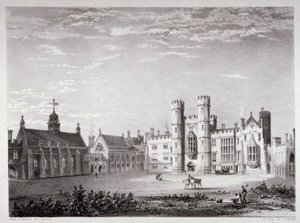 Palácio de Lambeth, Londres, c1830 de GF Bragg