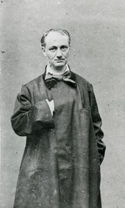Charles Baudelaire (1821-67) (foto a p/b) de G.M. Lege