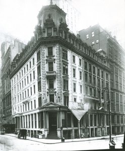 JP Morgan Building, Wall Street, Nova York (foto de gelatina de prata)