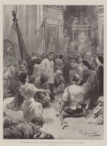 Peregrinação do Ano Santo, Peregrinos no Santuário de Nossa Senhora do Rosário em Pompéia
