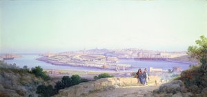 O acampamento de infantaria em Lazaretto, Malta de G. Gianni