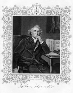 John Hunter 1728-1793, cirurgião escocês, século XIX. de G. H. Adcock