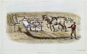 Máquina de colheita de sinos, 1851 de G. H. Swanston