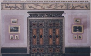 Design para o interior do No.1 Grosvenor Crescent, Londres de G. Hutchinson