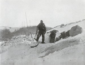 Browning na porta do iglu, 1912, 1913
