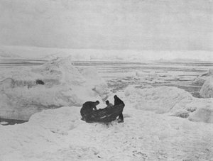 Lançamento do Pram, c1911, 1913. de G. Murray Levick