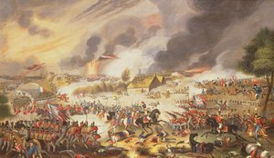 A Batalha de Waterloo, 18 de junho de 1815, 1842 de G. Newton