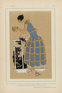 Très Parisien 1923 No 11: 13.00 - PAPILLON. - Vestido requintado no estilo de... de G P. Joumard