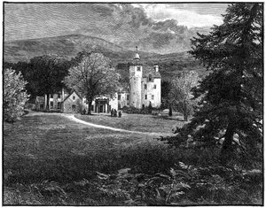 Castelo de Abergeldie, Aberdeenshire, Escócia, 1900