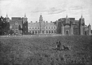 Casa Hatfield, frente sul, c1900