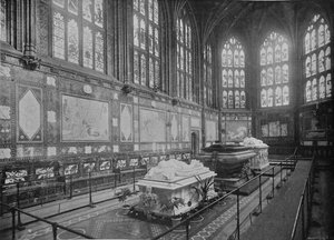 A capela do memorial de Albert, Windsor, c1896